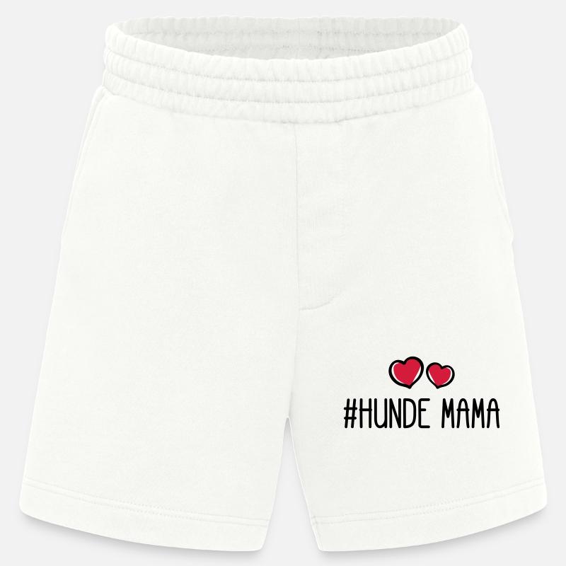 Hunde Mama - Heavyweight Shorts - made by SPREAD  - OFF WHITE