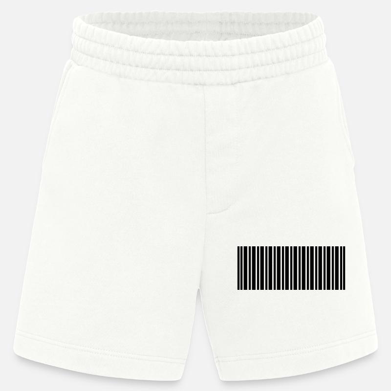 code-barres - Short bio épais fabriqué en UE - OFF WHITE