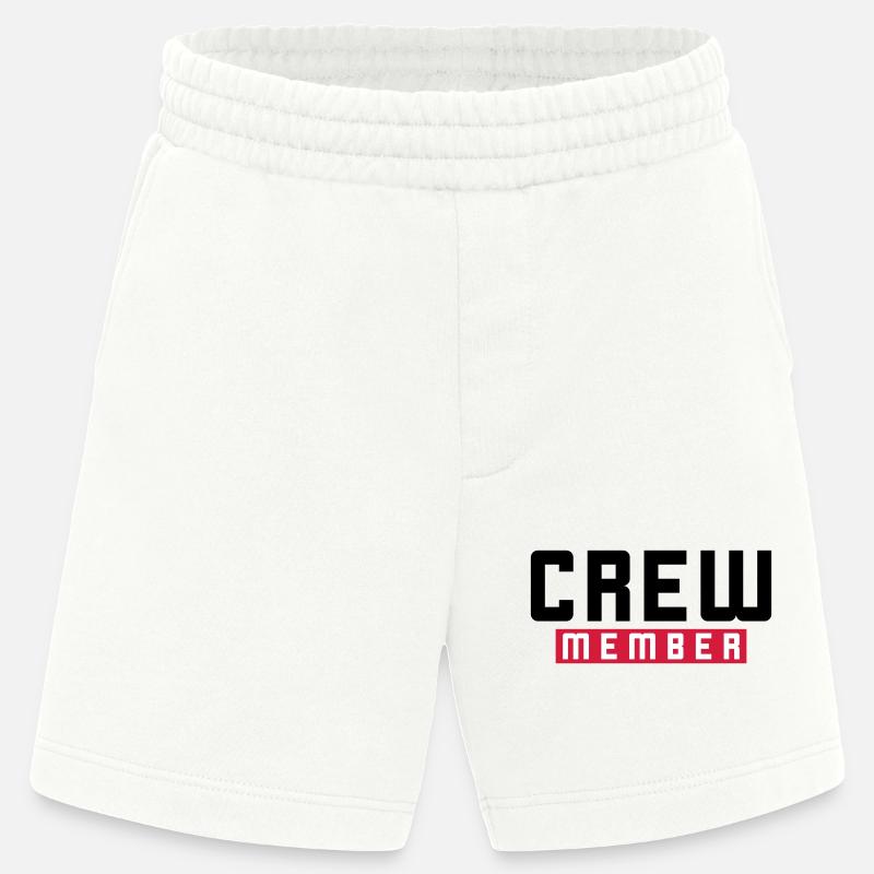 Crew Mitglied - Heavyweight Shorts - made by SPREAD  - OFF WHITE