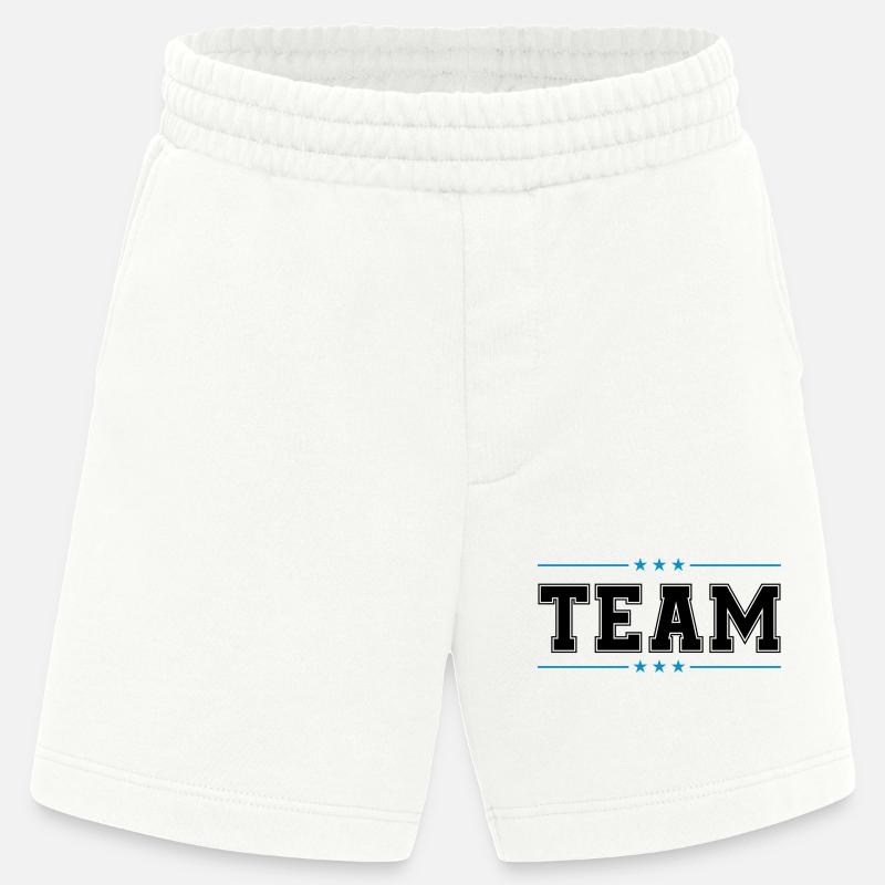 Équipe 02 - Short bio épais fabriqué en UE - OFF WHITE