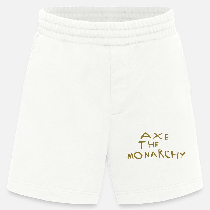 Abschaffung der Monarchie - Heavyweight Shorts - made by SPREAD  - OFF WHITE