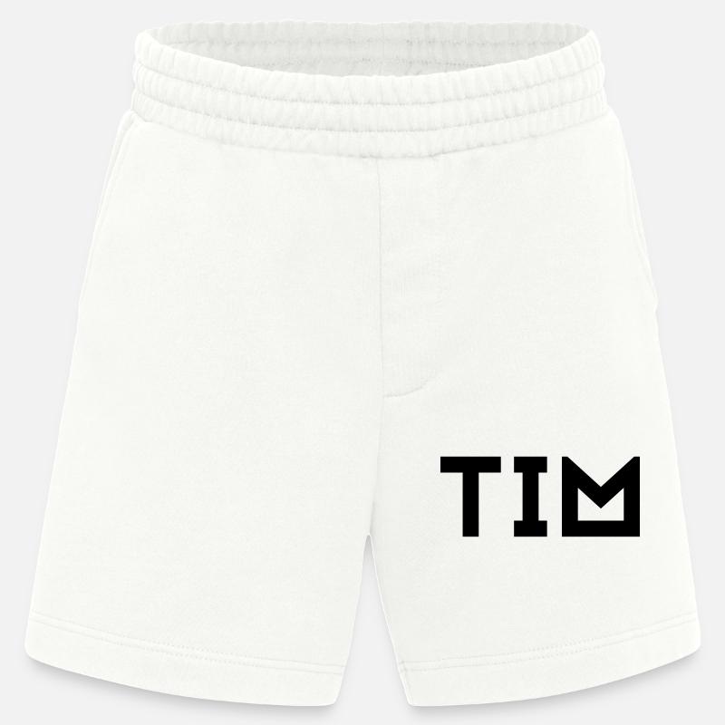 Vorname Tim - Heavyweight Shorts - made by SPREAD - OFF WHITE