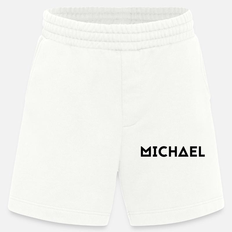 Prénom Michael - Short bio épais fabriqué en UE - OFF WHITE