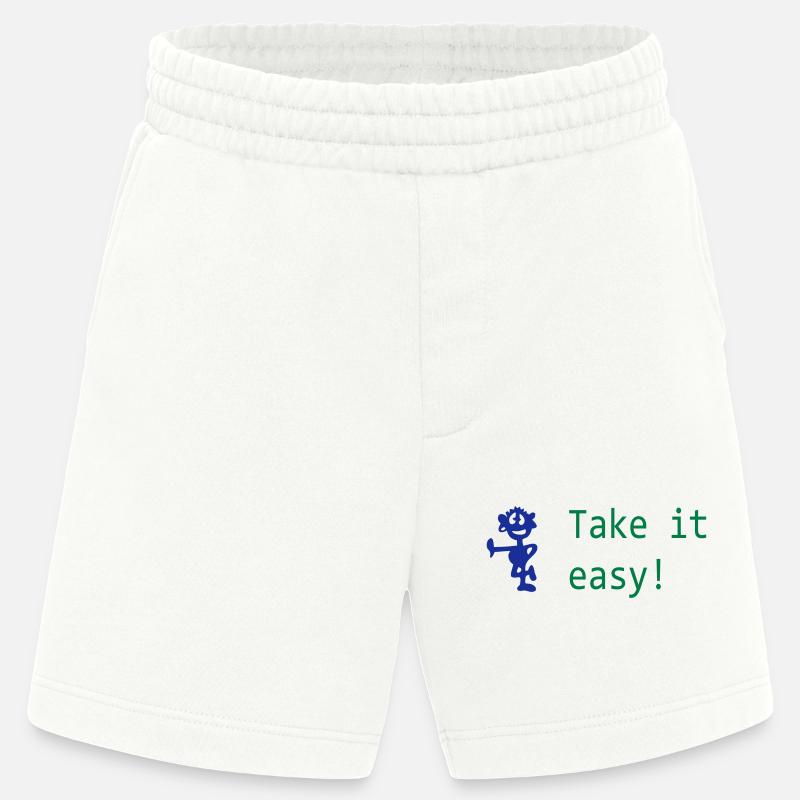 lustiger Comicstyle - Heavyweight Shorts - made by SPREAD  - OFF WHITE