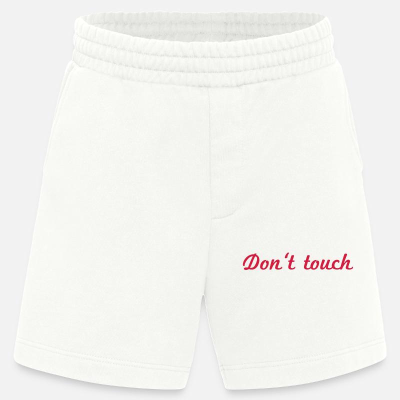 Do not touch red - Heavyweight Shorts - made by SPREAD  - OFF WHITE