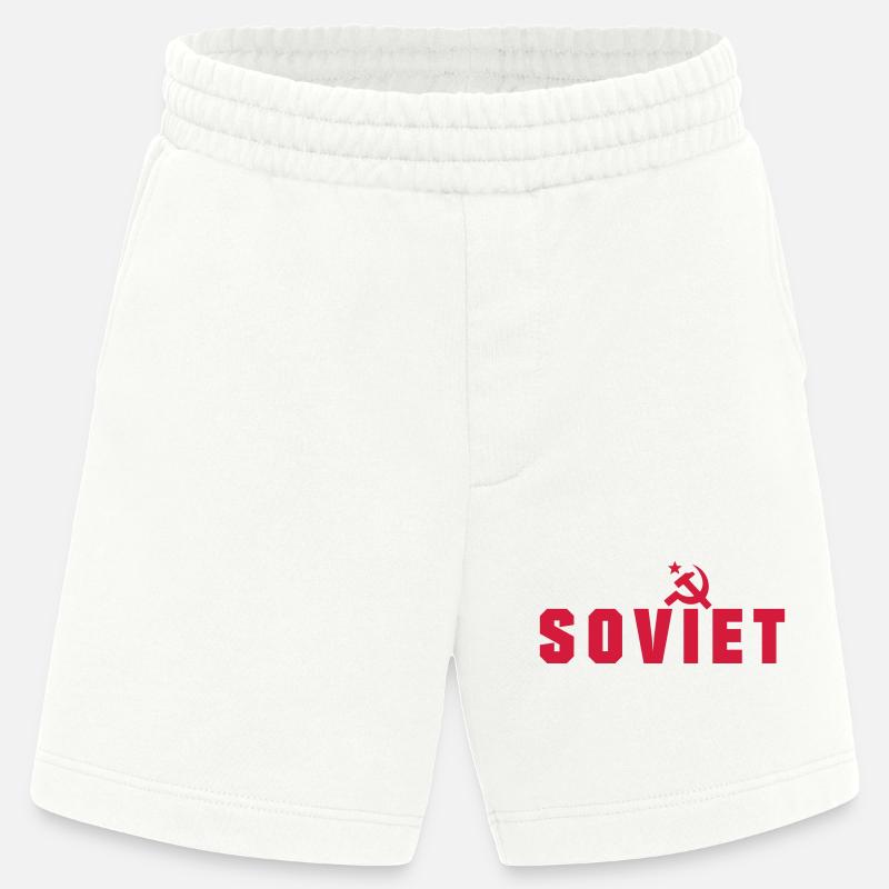 Soviet - Russland - Heavyweight Shorts - made by SPREAD  - OFF WHITE