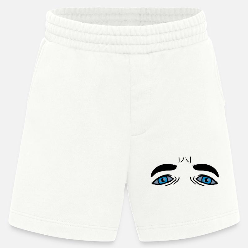 Conception Blue Sad Eyes - Short bio épais fabriqué en UE - OFF WHITE