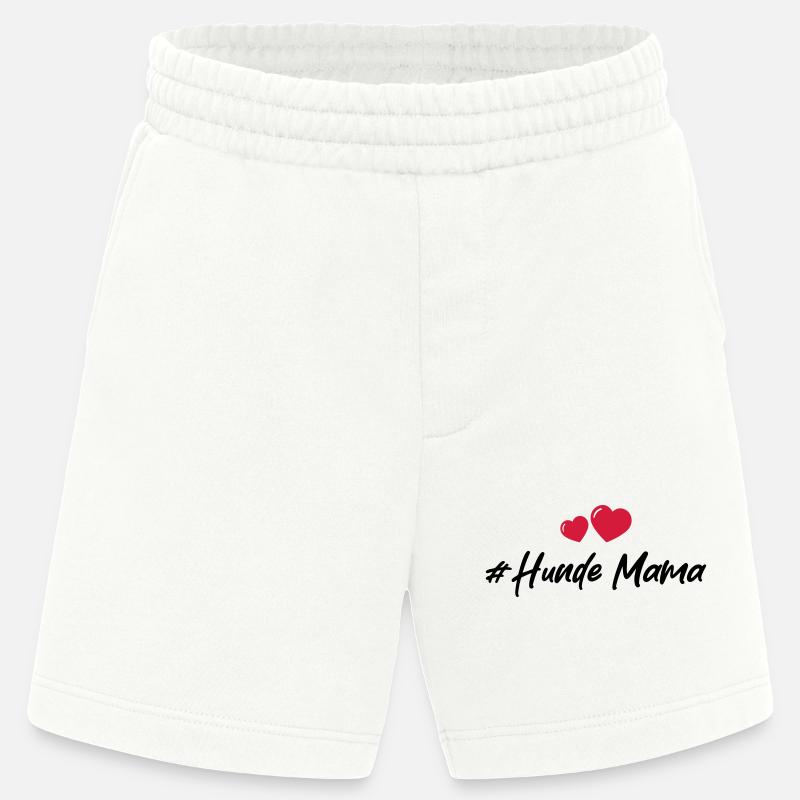 Hunde Mama - Heavyweight Shorts - made by SPREAD  - OFF WHITE