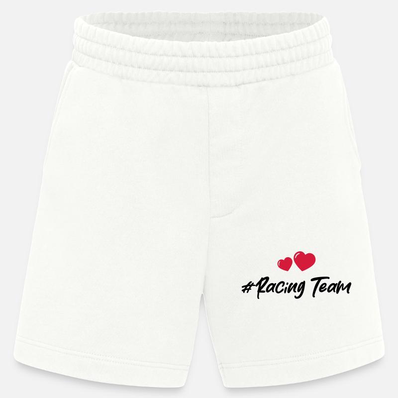 Racing Team Herz - Heavyweight Shorts - made by SPREAD  - OFF WHITE