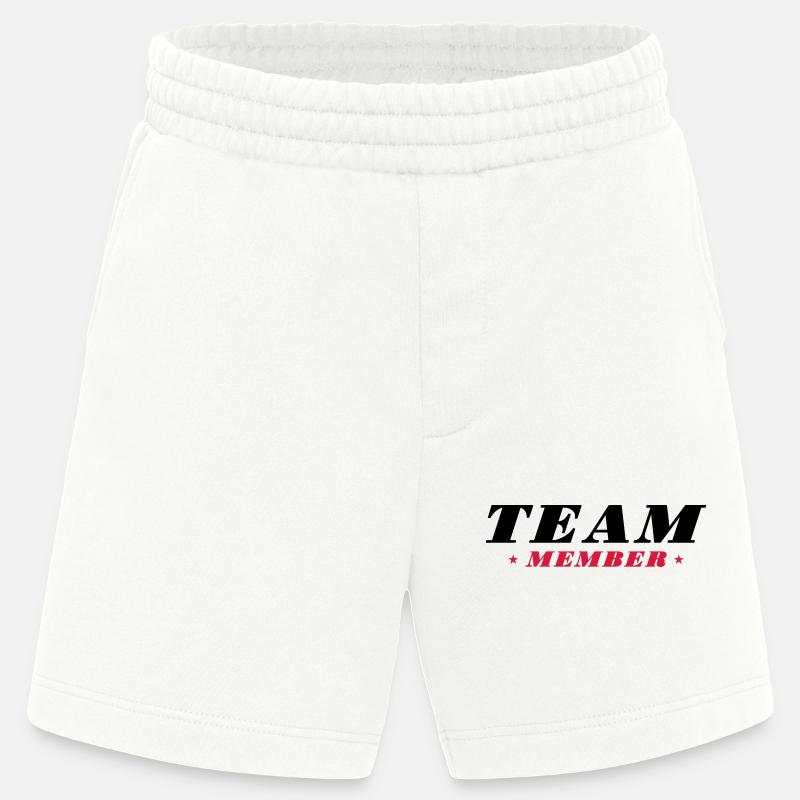Team Mitglied - Heavyweight Shorts - made by SPREAD  - OFF WHITE