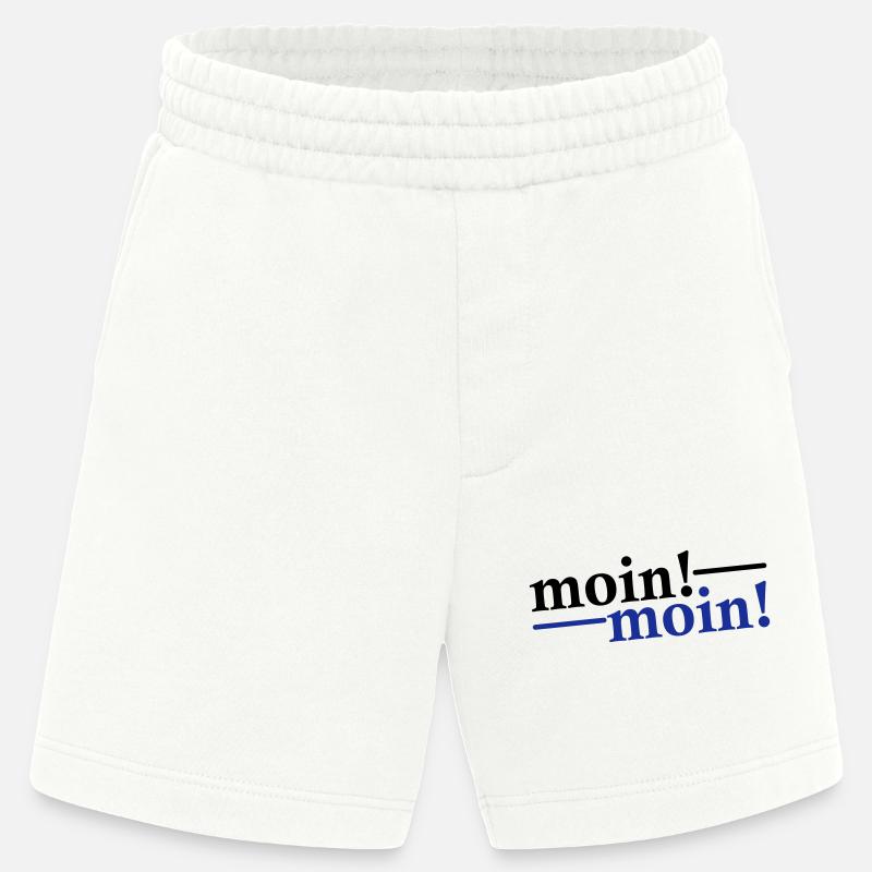Moin Moin Gruß - Heavyweight Shorts - made by SPREAD  - OFF WHITE