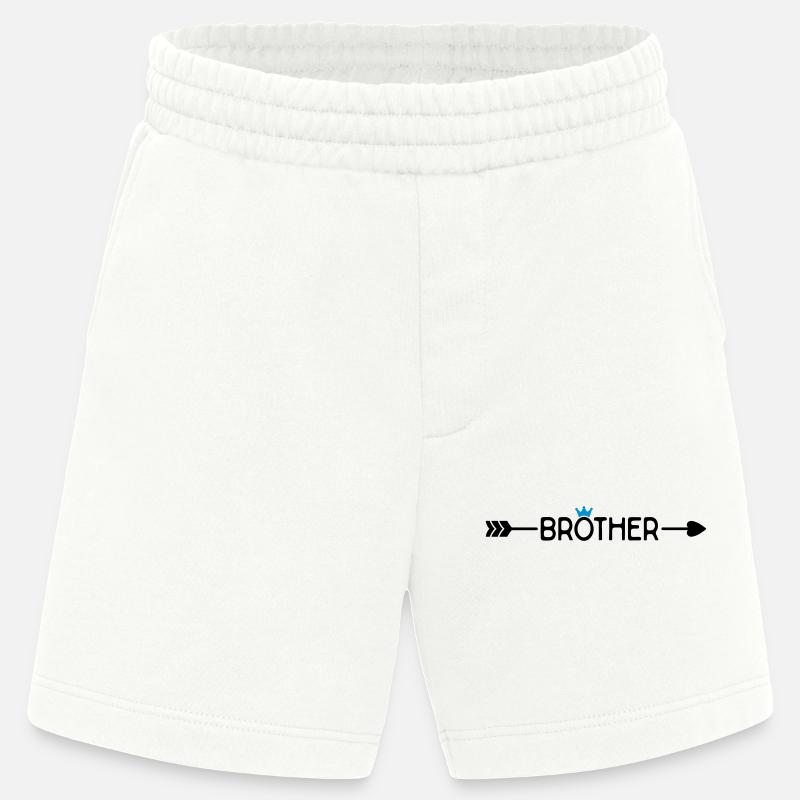 Brother - Short bio épais fabriqué en UE - OFF WHITE
