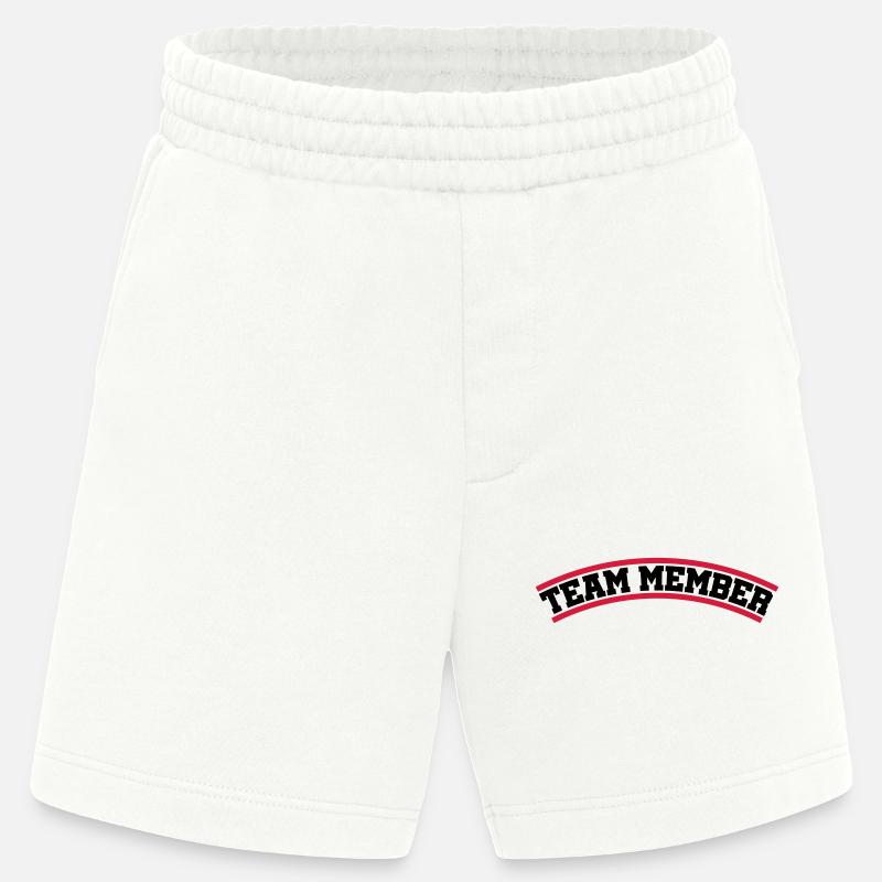Team Mitglied - Heavyweight Shorts - made by SPREAD  - OFF WHITE