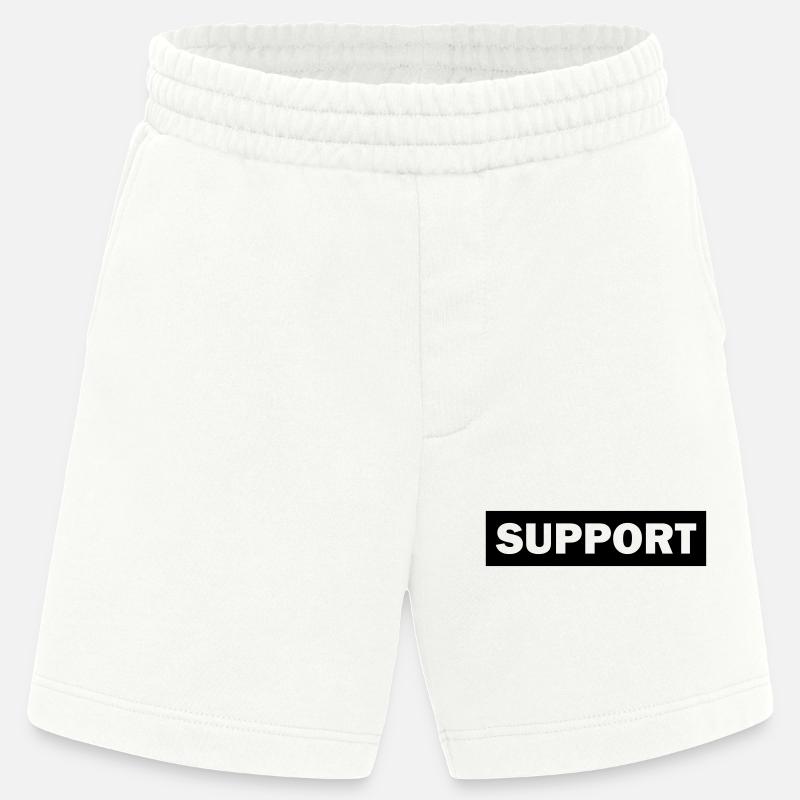 support - Heavyweight Shorts - made by SPREAD  - OFF WHITE