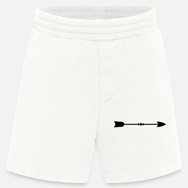 arrow - Heavyweight Shorts - made by SPREAD  - OFF WHITE