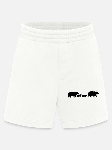 Familie Babys Bären - Heavyweight Shorts - made by SPREAD - OFF WHITE