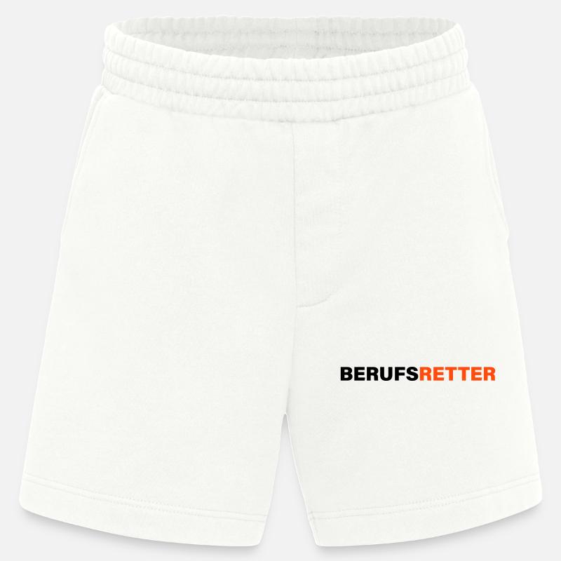 Sauveteur professionnel - Short bio épais fabriqué en UE - OFF WHITE