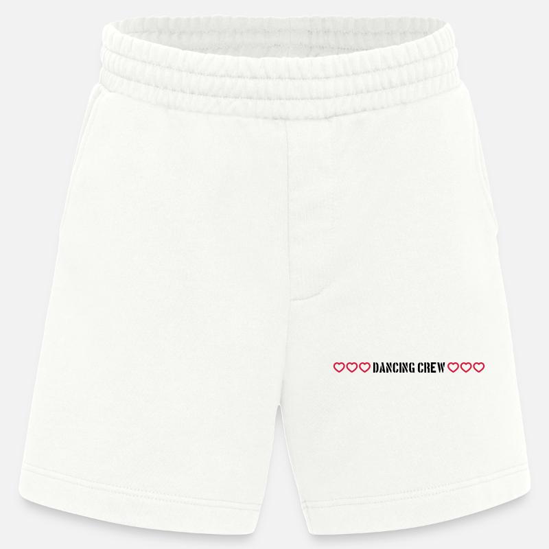 Dancing Crew Hearts - Heavyweight Shorts - made by SPREAD  - OFF WHITE
