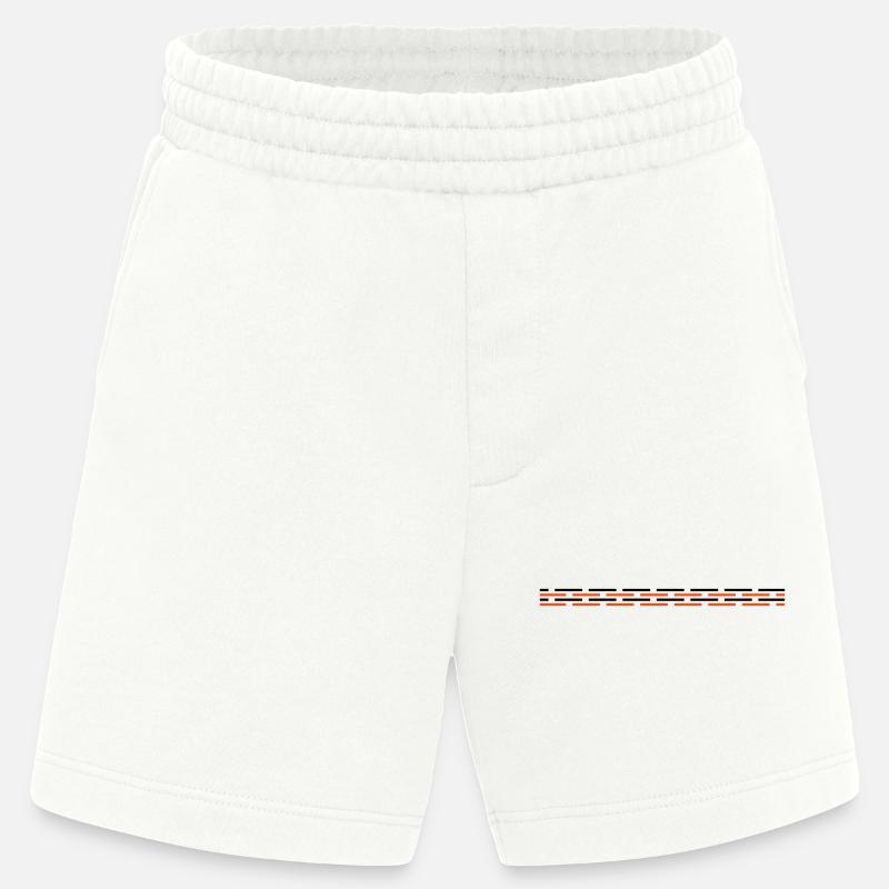 Line dashed - Heavyweight Shorts - made by SPREAD  - OFF WHITE