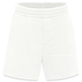 Line dashed - Heavyweight Shorts - made by SPREAD  - OFF WHITE - Front