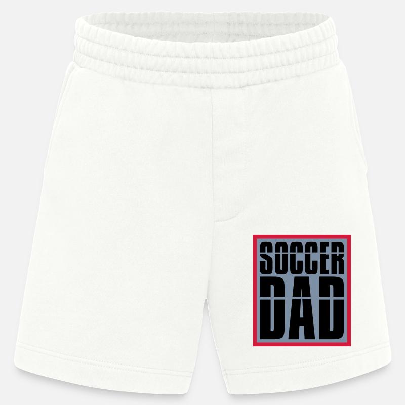 Cool Soccer Dad Logo - Short bio épais fabriqué en UE - OFF WHITE