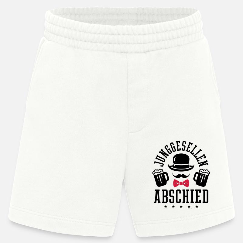 Junggesellenabschied Jga Bräutigam - Heavyweight Shorts - made by SPREAD  - OFF WHITE