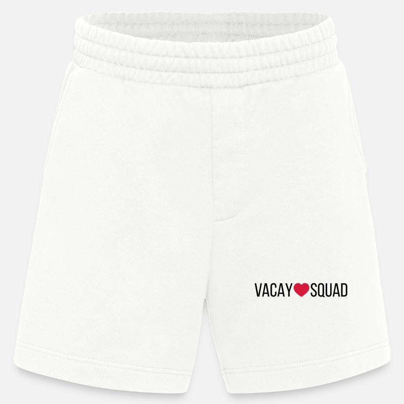 Vacay Squad Herz - Heavyweight Shorts - made by SPREAD  - OFF WHITE
