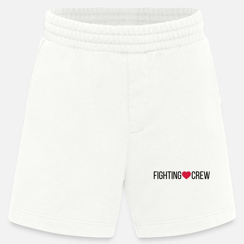 Fighting Crew Herz - Heavyweight Shorts - made by SPREAD  - OFF WHITE