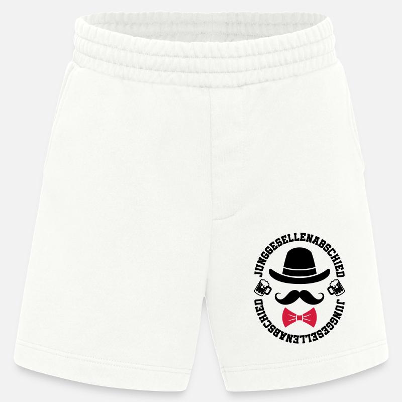Junggesellenabschied Polterabend - Heavyweight Shorts - made by SPREAD  - OFF WHITE