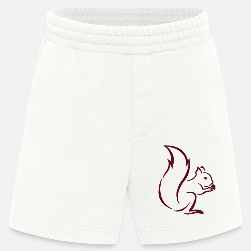 Eichhörnchen - Heavyweight Shorts - made by SPREAD  - OFF WHITE