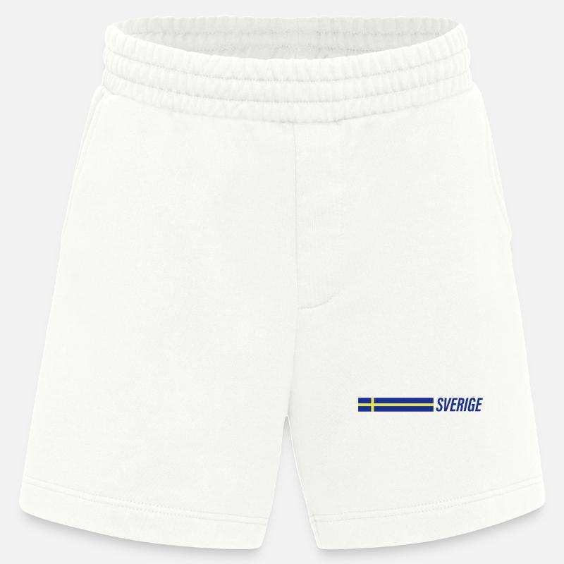 Équipe de la Suède - Short bio épais fabriqué en UE - OFF WHITE