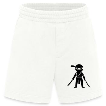 Ninja Samurai - Heavyweight Shorts - made by SPREAD  - OFF WHITE - Vorne