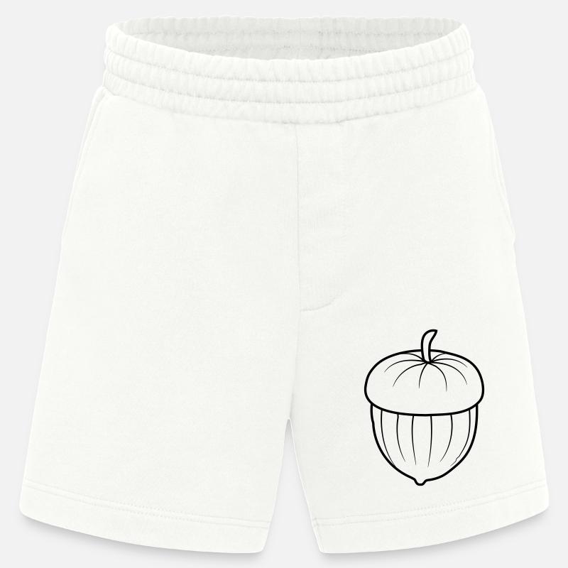 Design Eichel Nuss - Heavyweight Shorts - made by SPREAD  - OFF WHITE