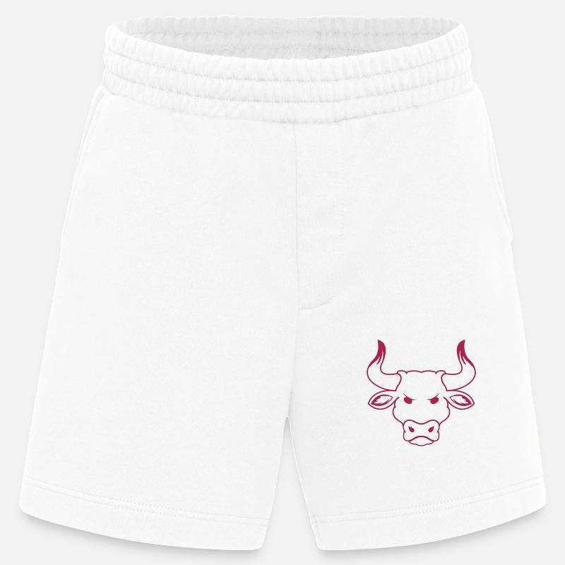 bull - Heavyweight Shorts - made by SPREAD  - OFF WHITE