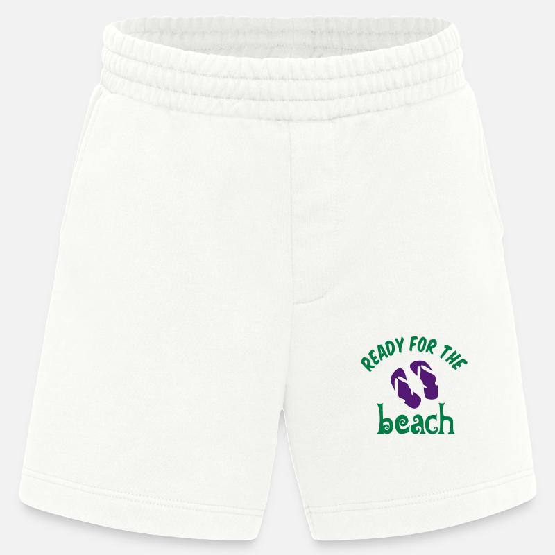 beach - Heavyweight Shorts - made by SPREAD  - OFF WHITE