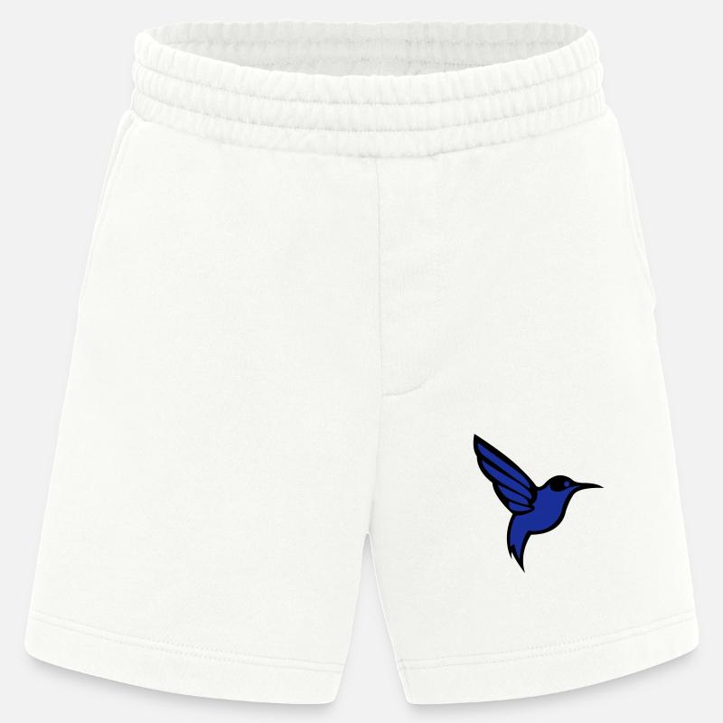 kolibri vogel - Heavyweight Shorts - made by SPREAD  - OFF WHITE