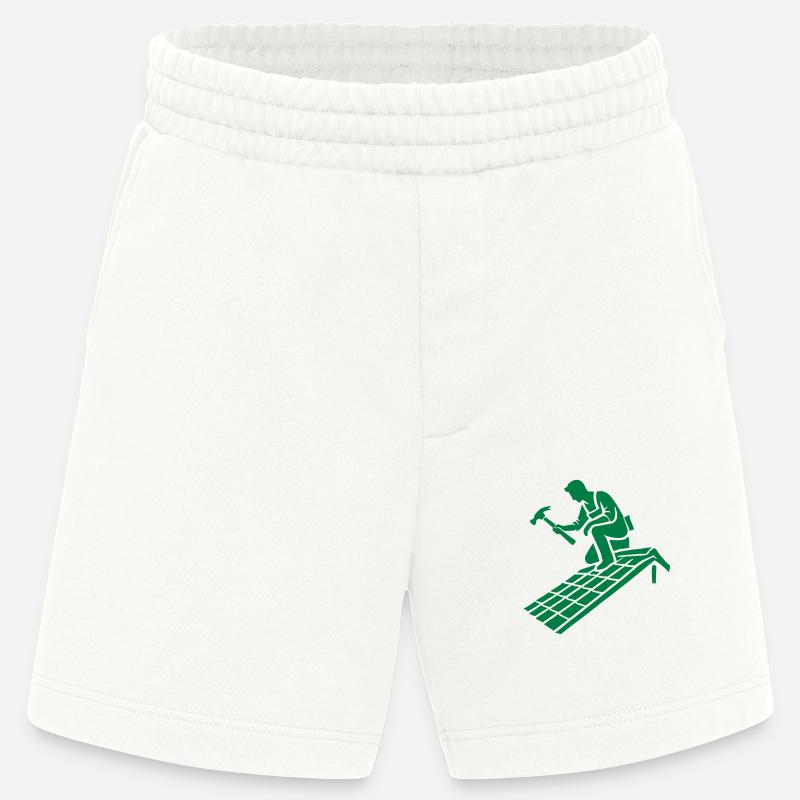 dachdecker - Heavyweight Shorts - made by SPREAD  - OFF WHITE