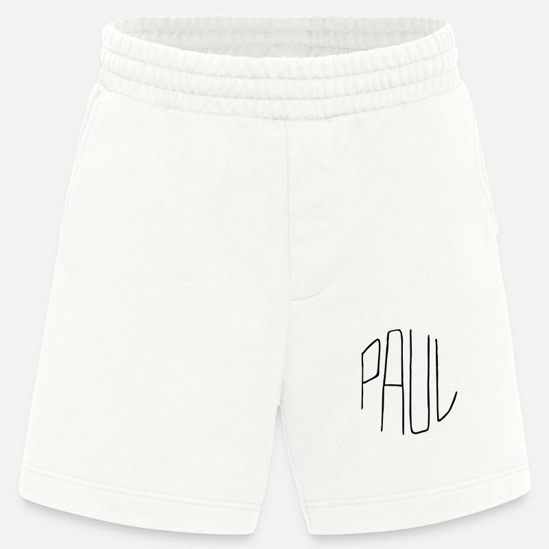 Paul Geschenk - Heavyweight Shorts - made by SPREAD  - OFF WHITE
