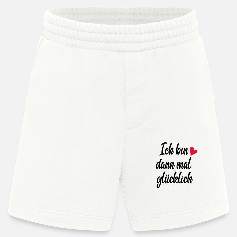 Ich bin dann mal glücklich - Heavyweight Shorts - made by SPREAD  - OFF WHITE