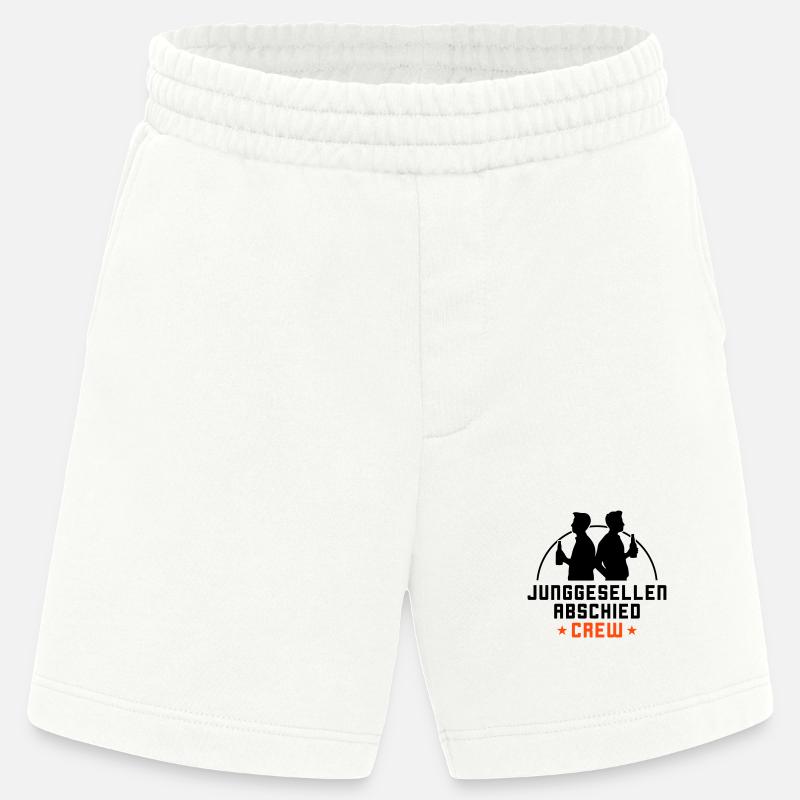 Junggesellenabschied Crew Jga - Heavyweight Shorts - made by SPREAD  - OFF WHITE