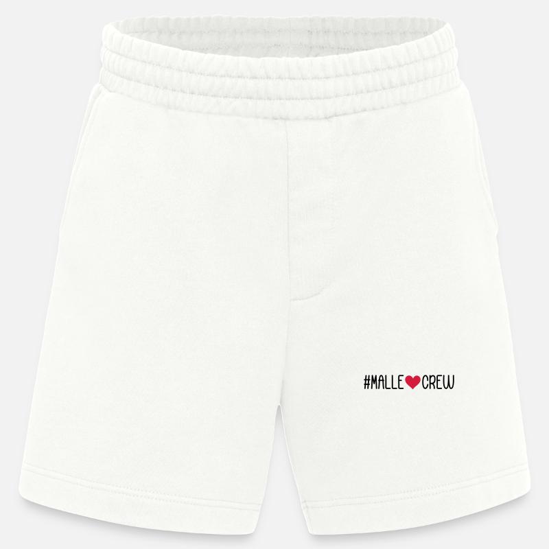 Malle Crew Mallorca - Heavyweight Shorts - made by SPREAD - OFF WHITE