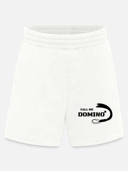 Noem me Domino Whip Sex Gift Dominatrix - Heavyweight organic shorts made in EU - OFF WHITE