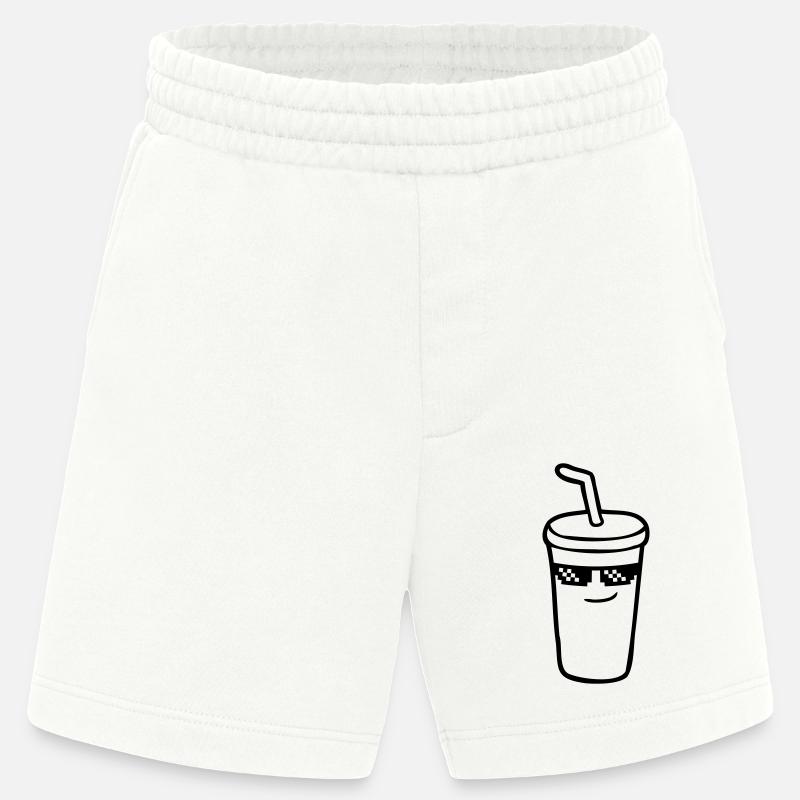 Sonnenbrille Pixel Cola - Heavyweight Shorts - made by SPREAD  - OFF WHITE