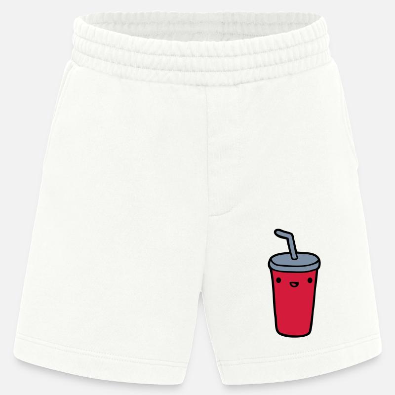Cola Becher Restaurant - Heavyweight Shorts - made by SPREAD  - OFF WHITE