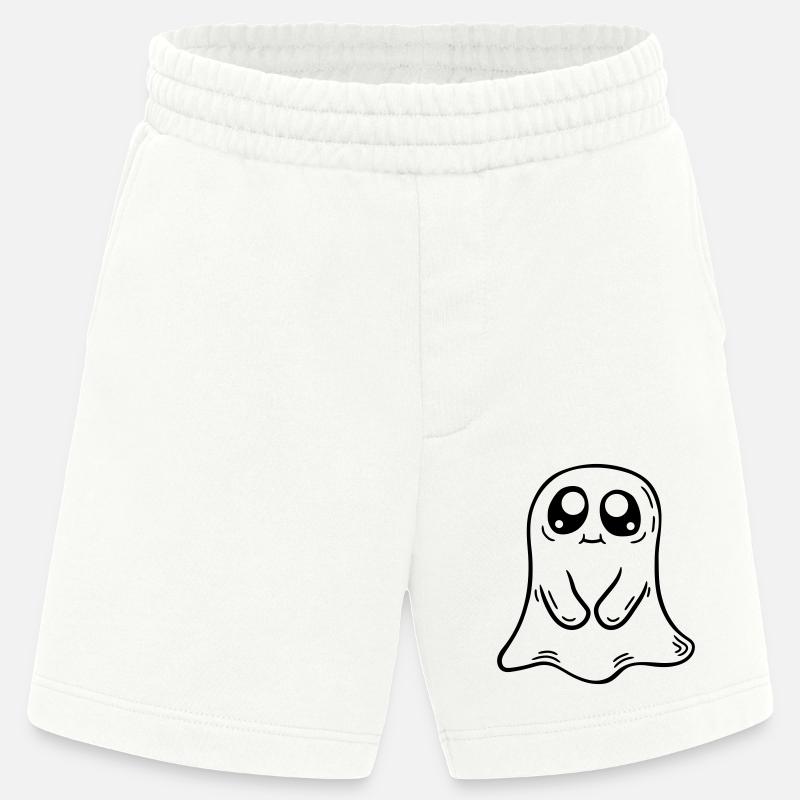 Comic kleiner süßer Geist - Heavyweight Shorts - made by SPREAD  - OFF WHITE
