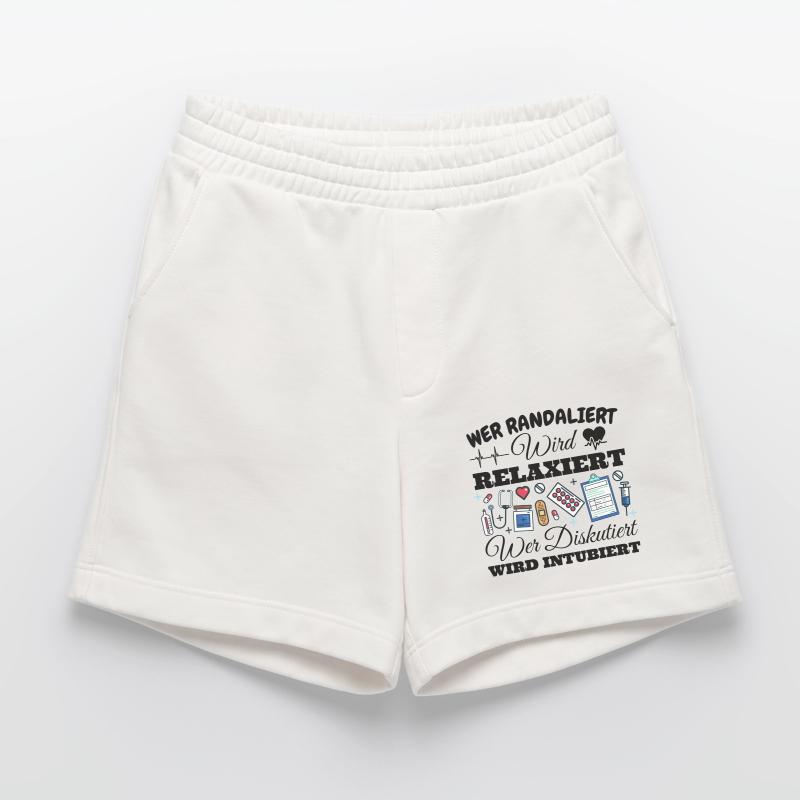 Wer Randaliert Wird Relaxiert Wer Diskutiert Wird Heavyweight Shorts - made by SPREAD 