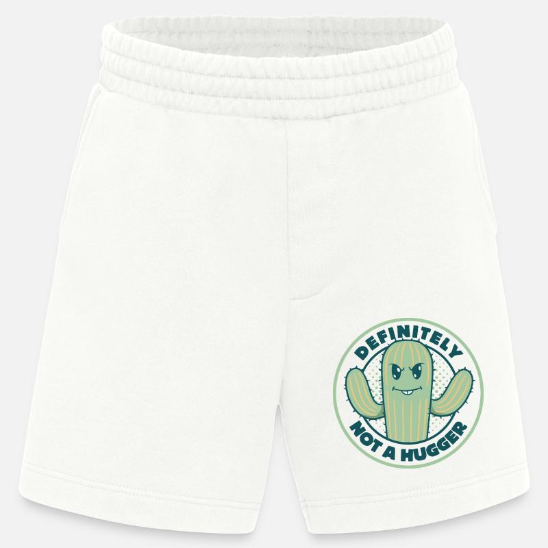 Definitiv kein Umarmer - Heavyweight Shorts - made by SPREAD  - OFF WHITE
