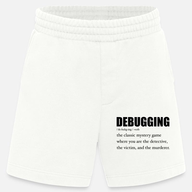 Programmierer Debugging Definition Lustig IT-Entwickler - Heavyweight Shorts - made by SPREAD  - OFF WHITE