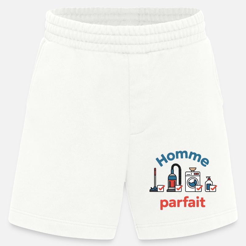 Perfekter Mann - Heavyweight Shorts - made by SPREAD  - OFF WHITE