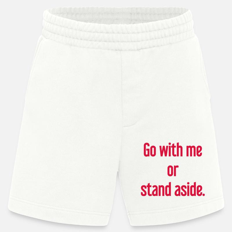 Geh mit oder beiseite - Heavyweight Shorts - made by SPREAD  - OFF WHITE